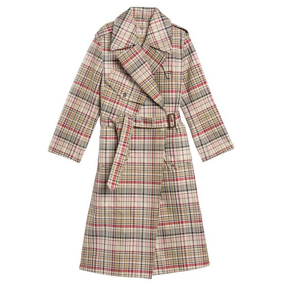 NWT Burberry Check Runway Rain Trench Coat – Iconic Heritage Style - Picture 1 of 16